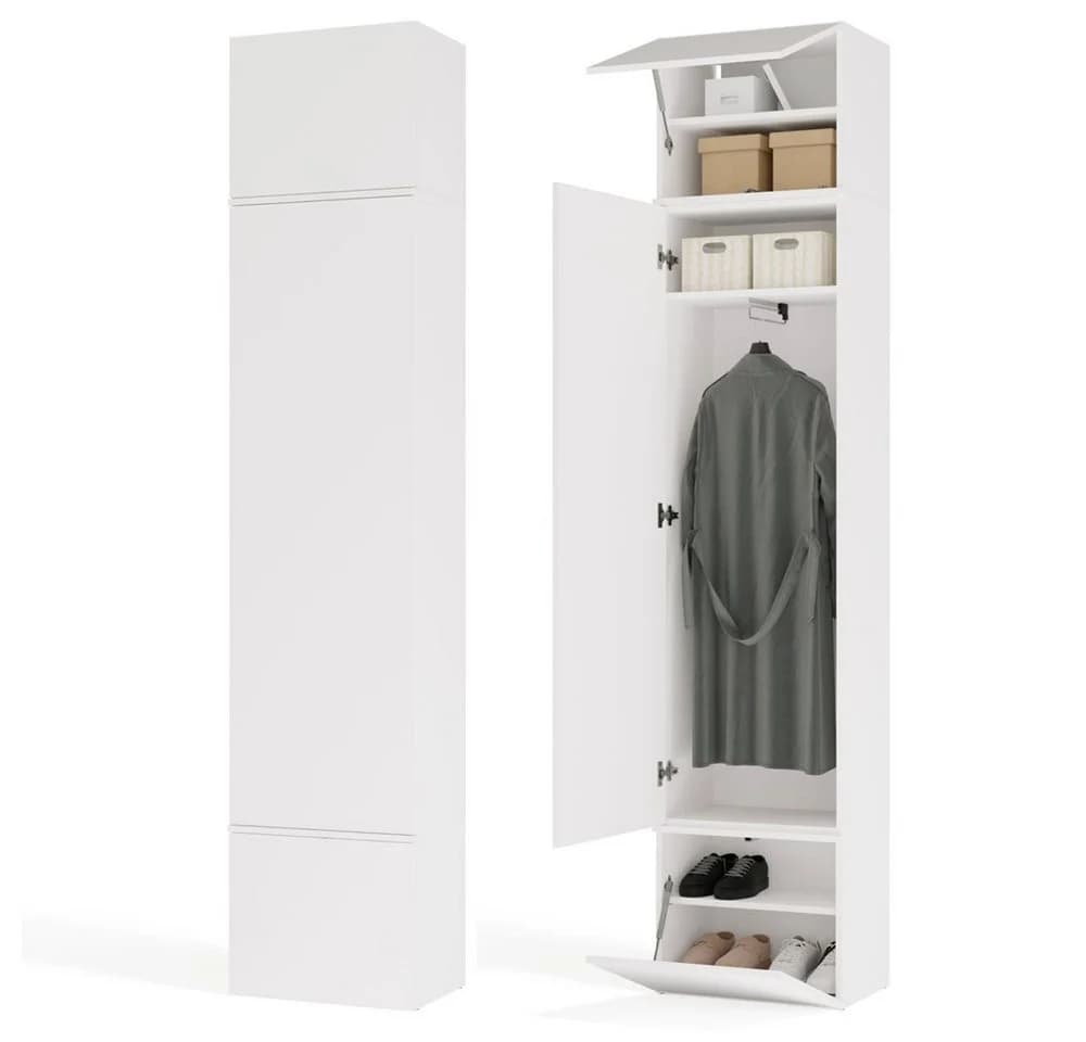 Raumhirsch Furniture Flurschrank HAGA 1SZ Weiß - Bild 2