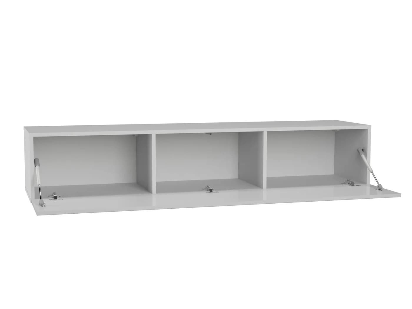 Raumhirsch Furniture TV-Wandschrank POINT TYPE-30 Weiß Push-to-Open