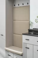 Raumhirsch Furniture Wandgarderobe HUGO Beige mit Ablage und 4 Haken Bild 4