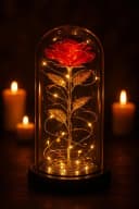 VERK GROUP Geschenkbox Ewige Rose mit LED-Beleuchtung Bild 1