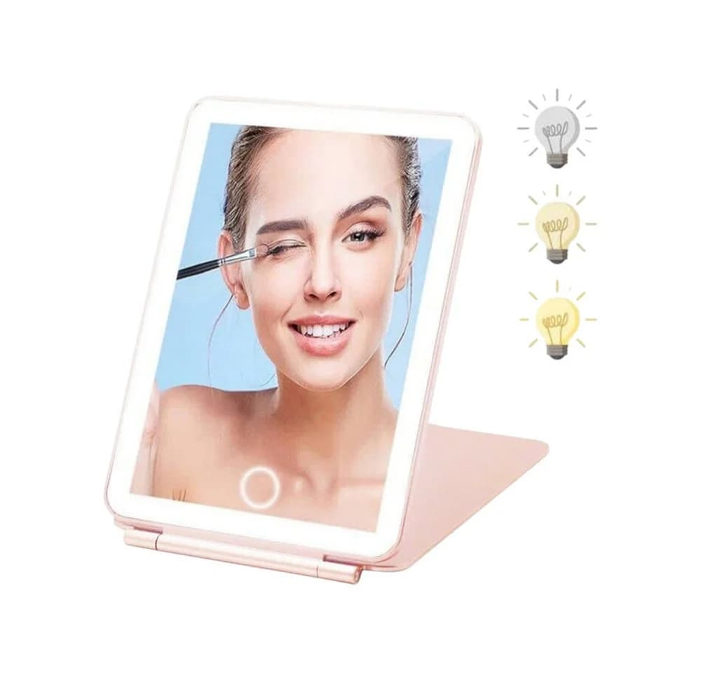 VERK GROUP LED Schminkspiegel Klappbar Touch-Steuerung - Bild 3