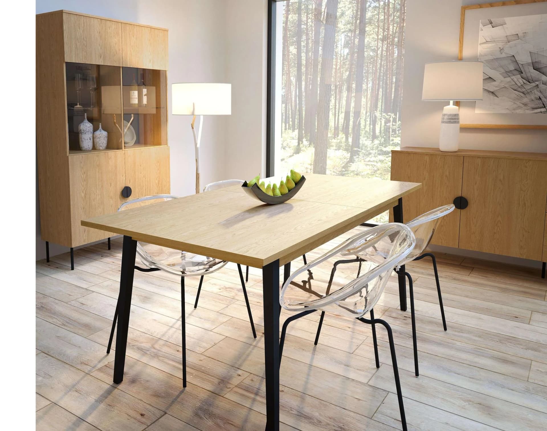Esstisch Landhausstil Naturholz