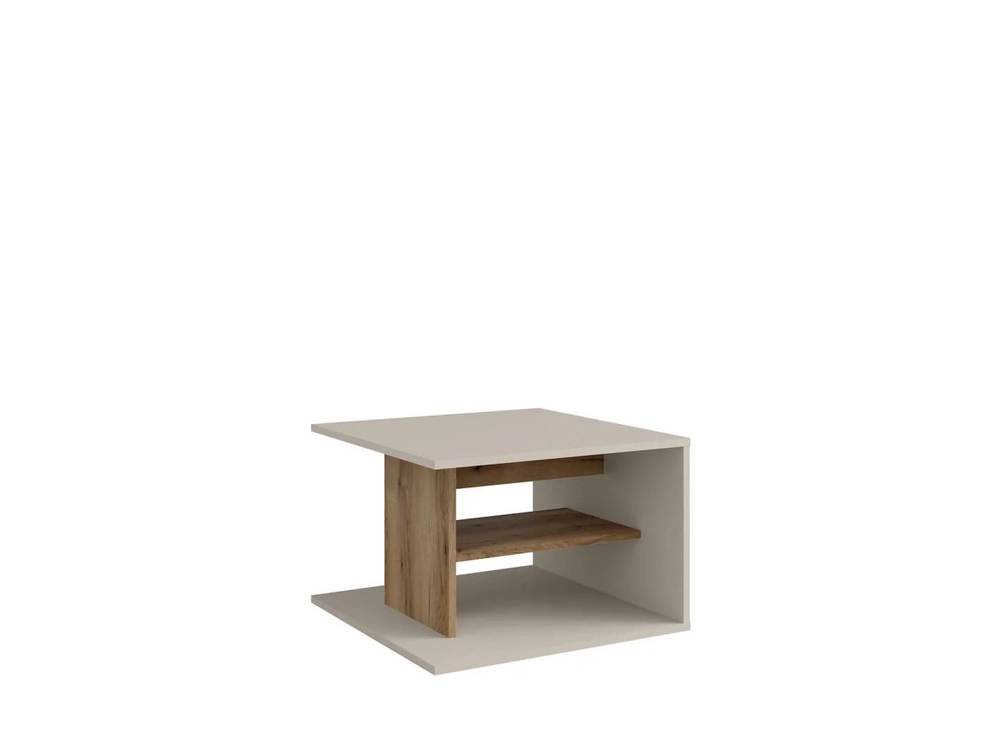 Home affaire Couchtisch LUMIA Modern Beige/Braun 60x60cm - Bild 2