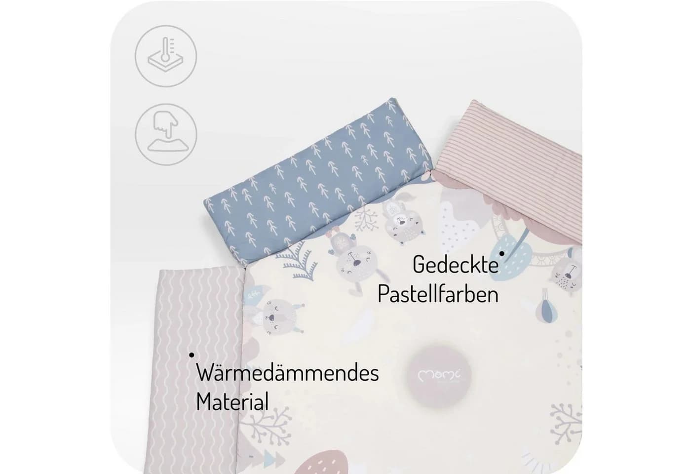 MoMi Spielmatte Pastel 2-in-1 mit Bällebad und 30 Bällen - Bild 4