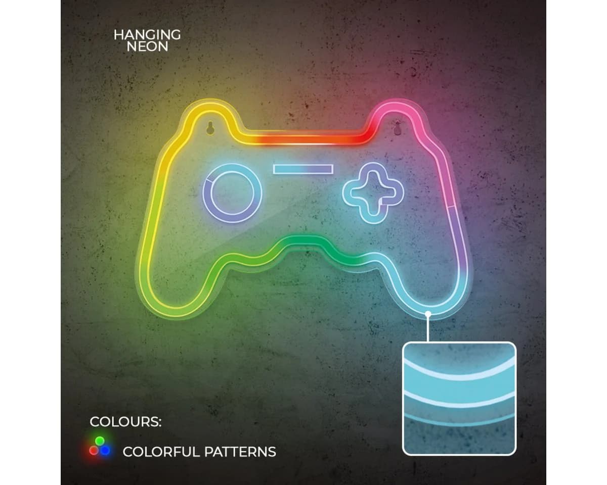 Forever Light LED Neonlicht Gamepad RGB Fernbedienung Musikmodus - Bild 3