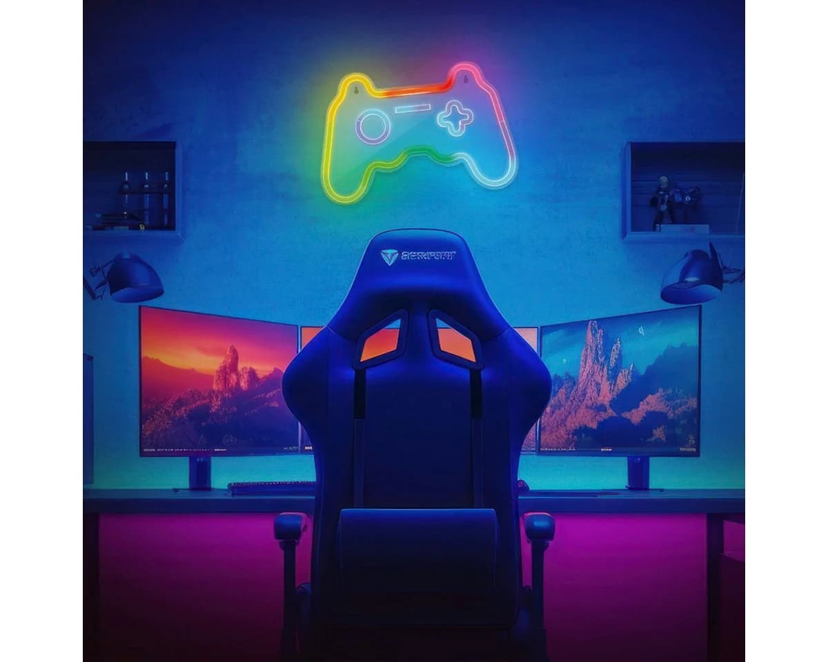 Forever Light LED Neonlicht Gamepad RGB Fernbedienung Musikmodus - Bild 4