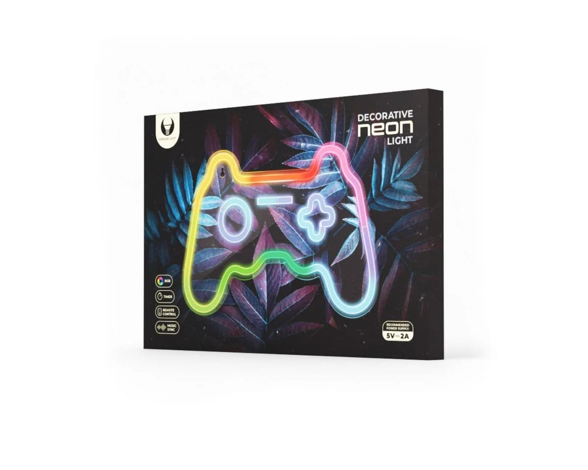 Forever Light LED Neonlicht Gamepad RGB Fernbedienung Musikmodus - Bild 5