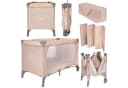 MoMi Baby-Reisebett Belove Beige 3-in-1 mit Matratze Bild 2