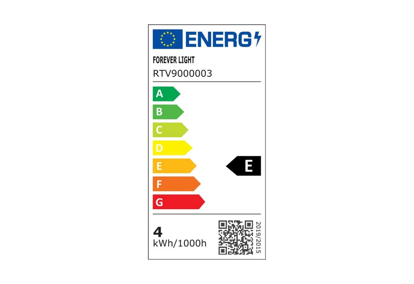 Forever Light LED Lampe E27 A55 4 W 480 lm Kaltweiß 6000 K