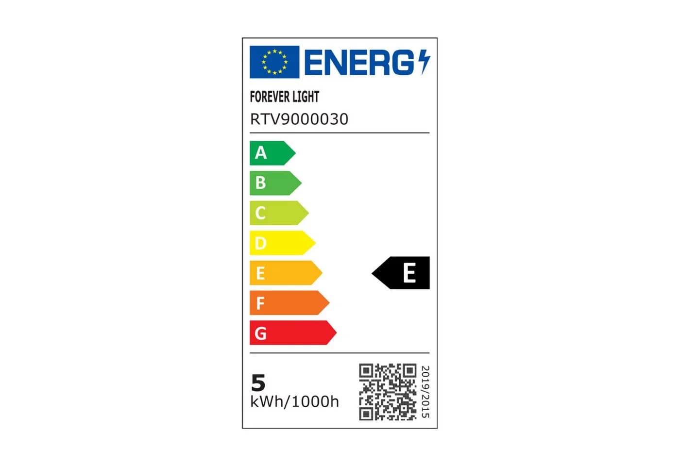 Forever Light LED-Leuchtmittel E14 C37 4.8 W 630 lm Kaltweiß 6000 K Energieklasse E