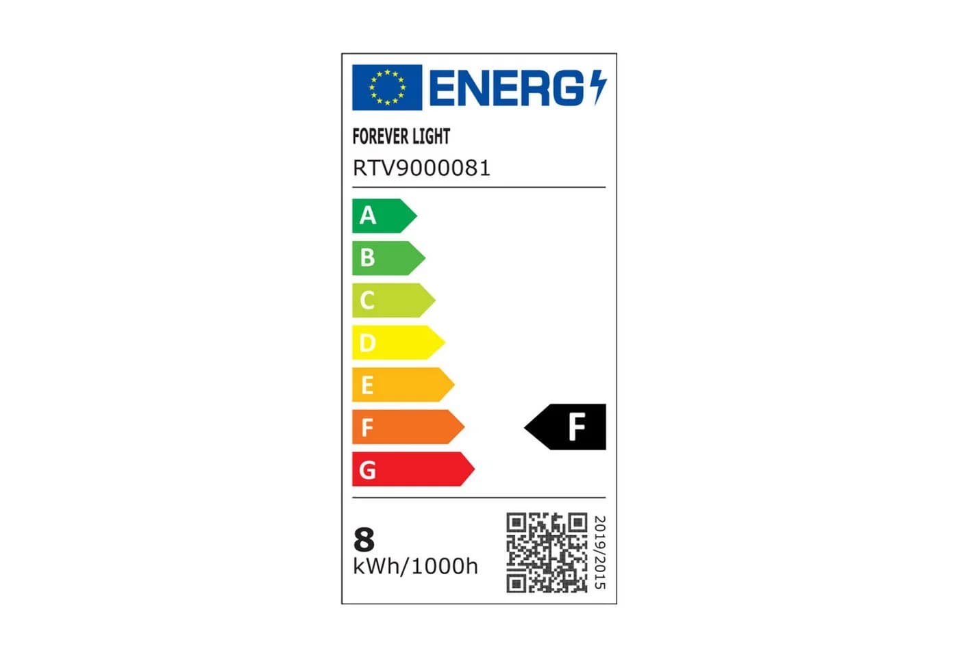 Forever Light LED Lampe RGB E27 A60 8W 850lm Neutralweiß 4000K Energieklasse F - Bild 3