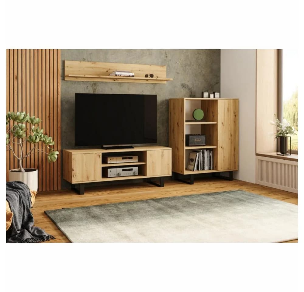 KOBI S.C. Wandregal SHELF 100 cm Artisan Eiche Braun
