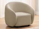 S-Style Möbel Cocktailsessel Roundi Bouclé Beige Modern Bild 2