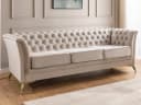 S-Style Möbel Polstergarnitur 3+2+1 Whitby Samt Chesterfield Bild 1