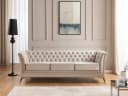 S-Style Möbel Polstergarnitur 3+2+1 Whitby Samt Chesterfield Bild 5