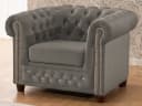 S-Style Möbel Polstergarnitur Chesterfield 3+2+1 Cleo Blink aus Samt mit Kristallsteppung, 1x 3-Sitzer-Sofa, 1x 2-Sitzer-Sofa, 1x Sessel, mit Wellenfederung Bild 5