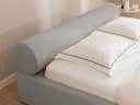 S-Style Möbel Polsterbett Josy Grau Chenille mit Bettkasten Bild 5