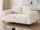 S-Style Möbel 2-Sitzer Sofa Cardea in Bubble-Optik aus weichem Strukturstoff Bild 2