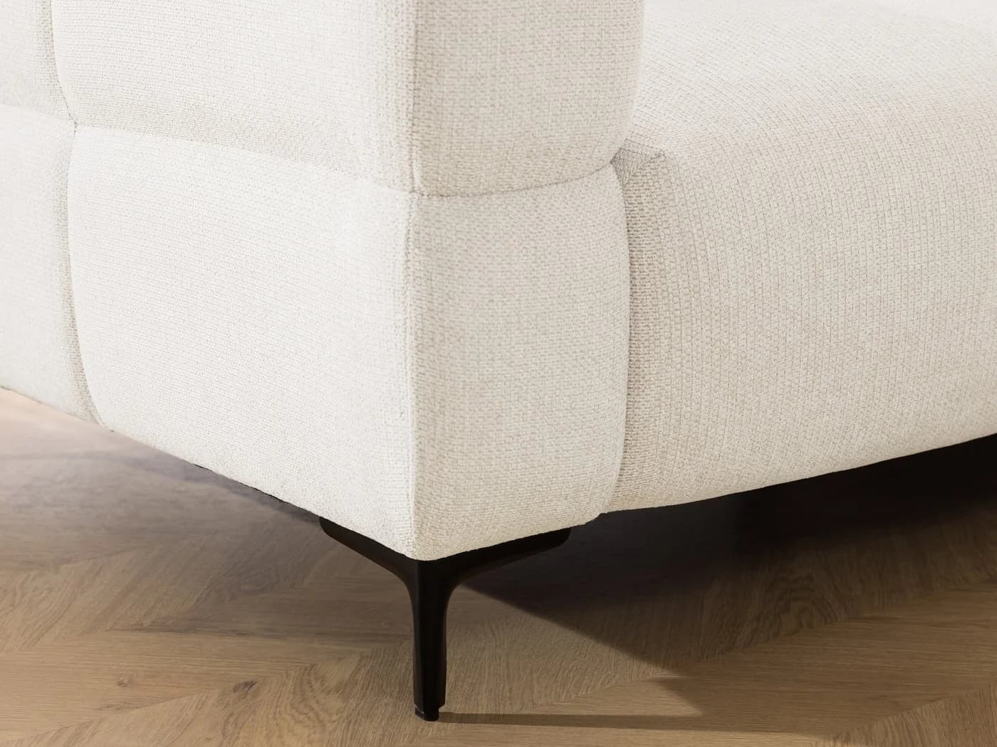 S-Style Möbel 2-Sitzer Sofa Cardea in Bubble-Optik aus weichem Strukturstoff - Bild 4