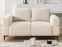 S-Style Möbel 2-Sitzer Sofa Cardea Bubble-Optik Strukturstoff Bild 1