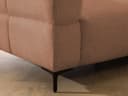 S-Style Möbel 2-Sitzer Sofa Cardea Rot Bubble-Optik Strukturstoff Bild 4