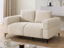 S-Style Möbel Polstergarnitur Cardea Beige Bubble-Optik Bild 1