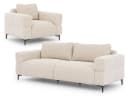 S-Style Möbel Polstergarnitur 3+1 Cardea Bubble-Optik Bild 2