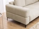 S-Style Möbel Ecksofa Cardea Beige Bubble-Optik mit Schlaffunktion Bild 4