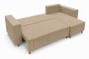 MARPUR Ecksofa RIO Cordstoff Beige mit Schlaffunktion und Bettkasten Bild 4