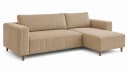 MARPUR Ecksofa RIO Beige Cordstoff mit Schlaffunktion und Bettkasten Bild 1
