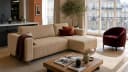 MARPUR Ecksofa RIO Beige Cordstoff mit Schlaffunktion und Bettkasten Bild 2