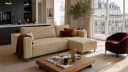 MARPUR Ecksofa RIO Beige Cordstoff mit Schlaffunktion und Bettkasten Bild 5