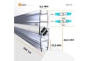 Quest Magnetdichtung 90° für Eckduschen 200 cm transparent Bild 5