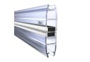 Quest Magnet-Duschdichtung gerade 200 cm transparent Bild 2