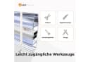 Quest Magnet-Duschdichtung gerade 200 cm transparent Bild 3