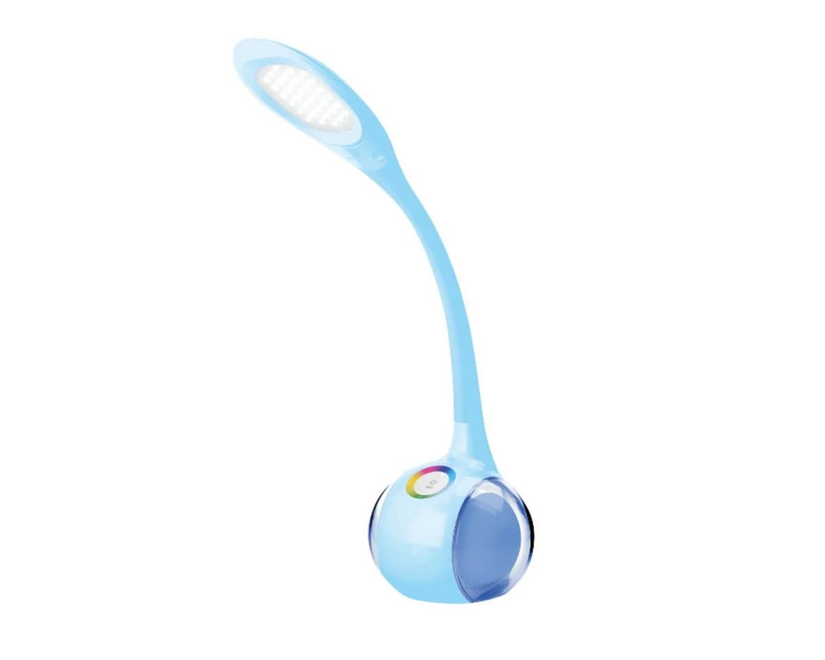 Platinet LED Schreibtischlampe PDL20 Blau Kaltweiß