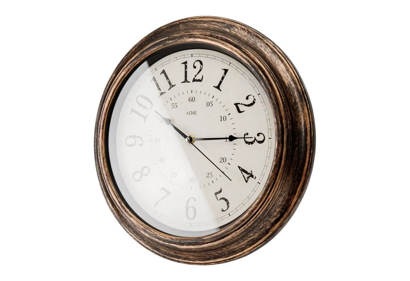 Platinet Wanduhr Spell Vintage Braun 39 cm