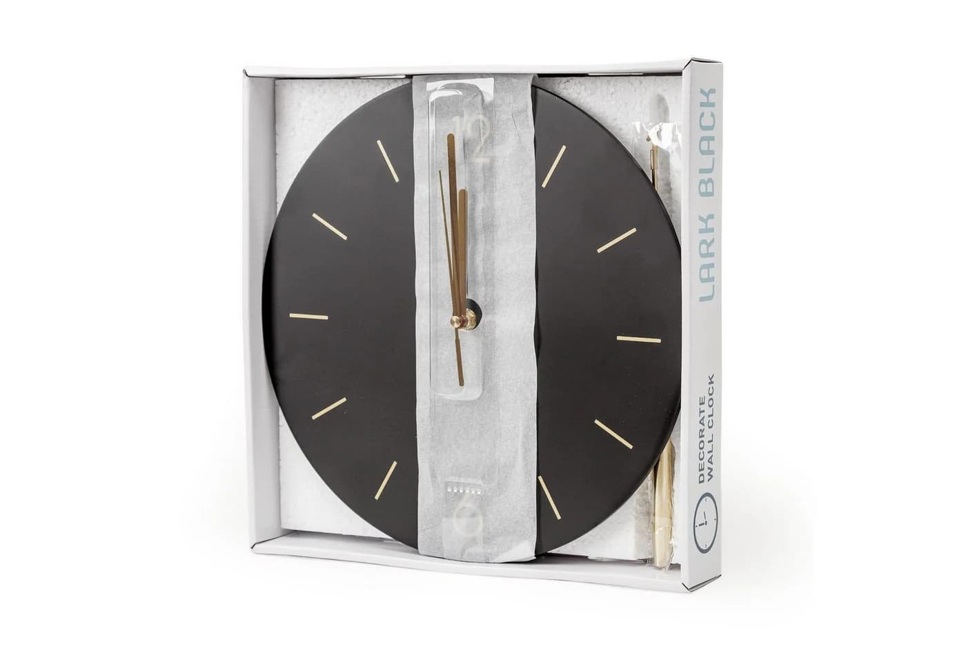 Platinet Wanduhr Runde Dämmerung mit geräuschlosem Uhrwerk Quarzmechanismus Schwarz - Bild 5
