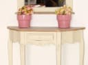 Livin Hill Konsolentisch Rimini Creme Paulownia-Holz Bild 1