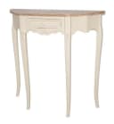 Livin Hill Konsolentisch Rimini Creme Paulownia-Holz Bild 2