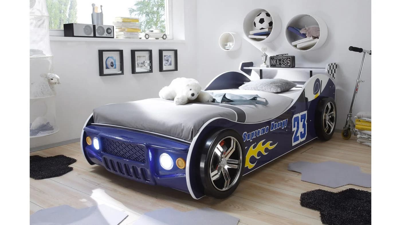 Bega Consult Autobett Energy MDF Kinderbett Blau - Bild 2