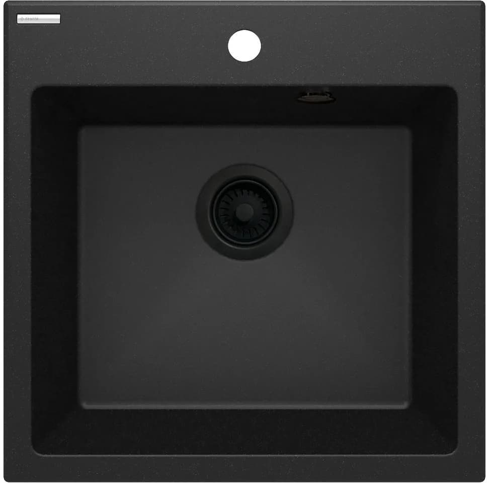 Deante Granitspüle Evora 50cm Graphit Metallic Komplett-Set - Bild 2