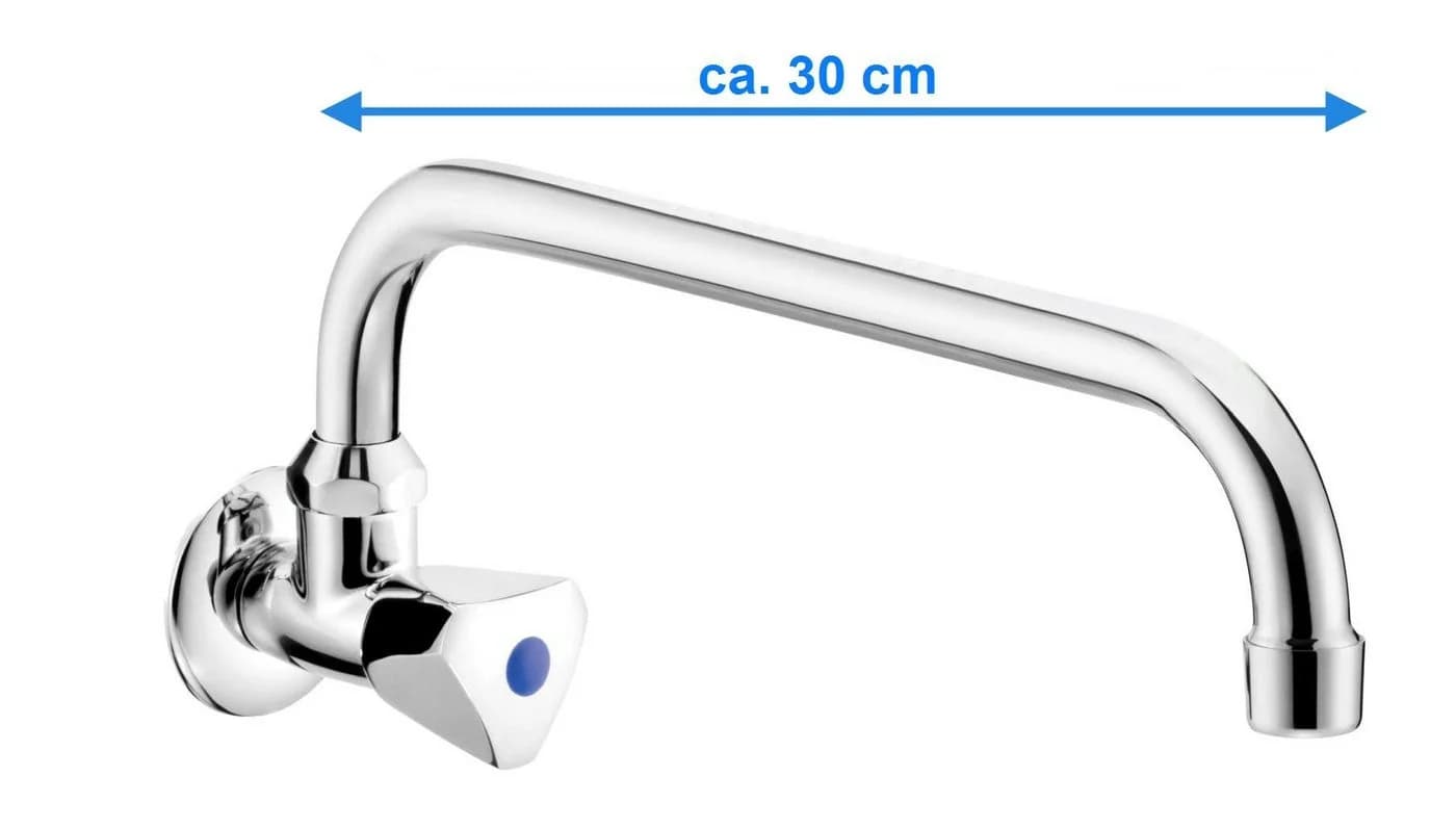 Deante Waschtischarmatur BEZ_051L Kaltwasser Wand-Schwenkventil Messing