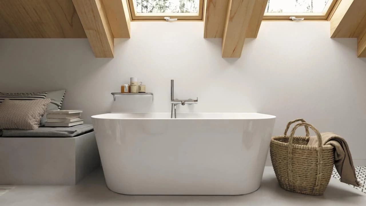 Neuesbad Serie 600 freistehende Badewanne Acryl