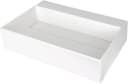 Deante Aufsatzwaschbecken Weiß Granitoptik 60 cm Komplett-Set Bild 2