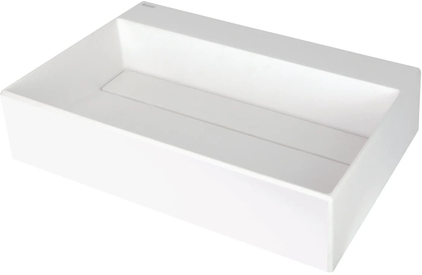 Deante Aufsatzwaschbecken Weiß Granitoptik 60 cm Komplett-Set - Bild 2