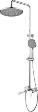 Deante Duschsäule "Ivo" Chrom-Optik mit Mischarmatur & 3 Strahlarten Bild 2