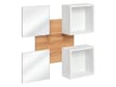 ASM-Moebel Garderoben-Set Flurgarderobe EASY V mit Spiegel und Push-Click System Bild 3