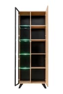 ASM-Moebel Wohnwand LIAM mit LED-Beleuchtung und Push-Click-System Bild 4
