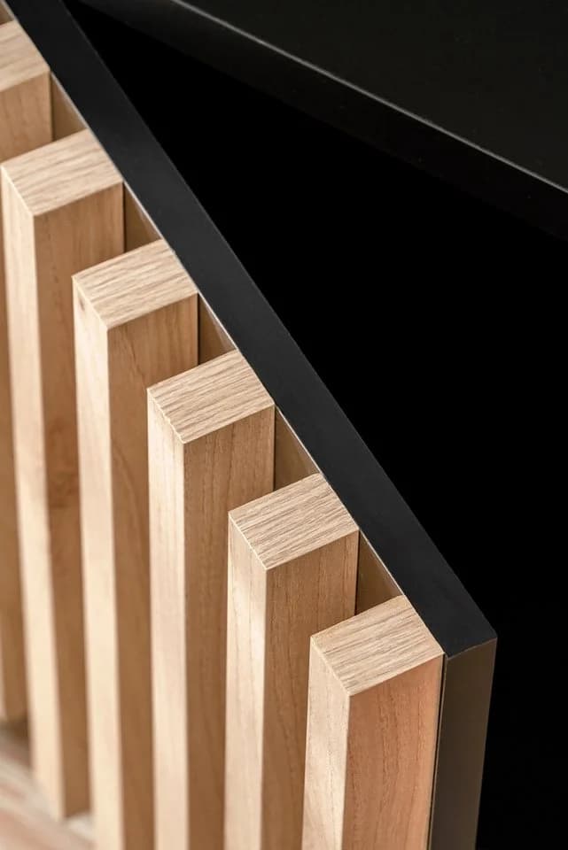 ASM-Moebel Kommode Anrichte CAMERON ZHJ mit LED-Beleuchtung und Push-Click-System - Bild 5